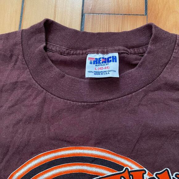 Vintage 1990s Cleveland Browns Football Single Stitch T-Shirt Size M/L - Picture 3 of 4